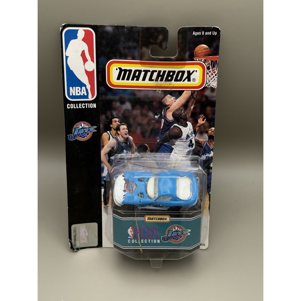 Vtg 1998 Matchbox NBA Collection Utah Jazz Dodge Viper RT10 Diecast New Sealed